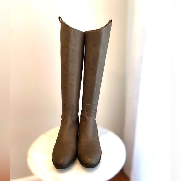 Sam Edelman Grey Penny Riding Boots Size 5.5M - Picture 5 of 16